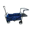 100KG Pull Along Festival Camping Garden Trolley Folding Hand Cart