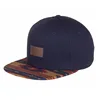 Custom Design Leather Label Men Cotton Snapback Hats Wholesale