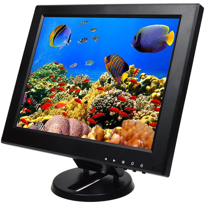 

High quality 12 inch lcd monitor with 800*600 or 1024*768 resolution, Black or white
