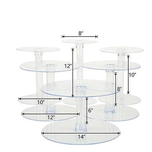 acrylic cake stand  (2)