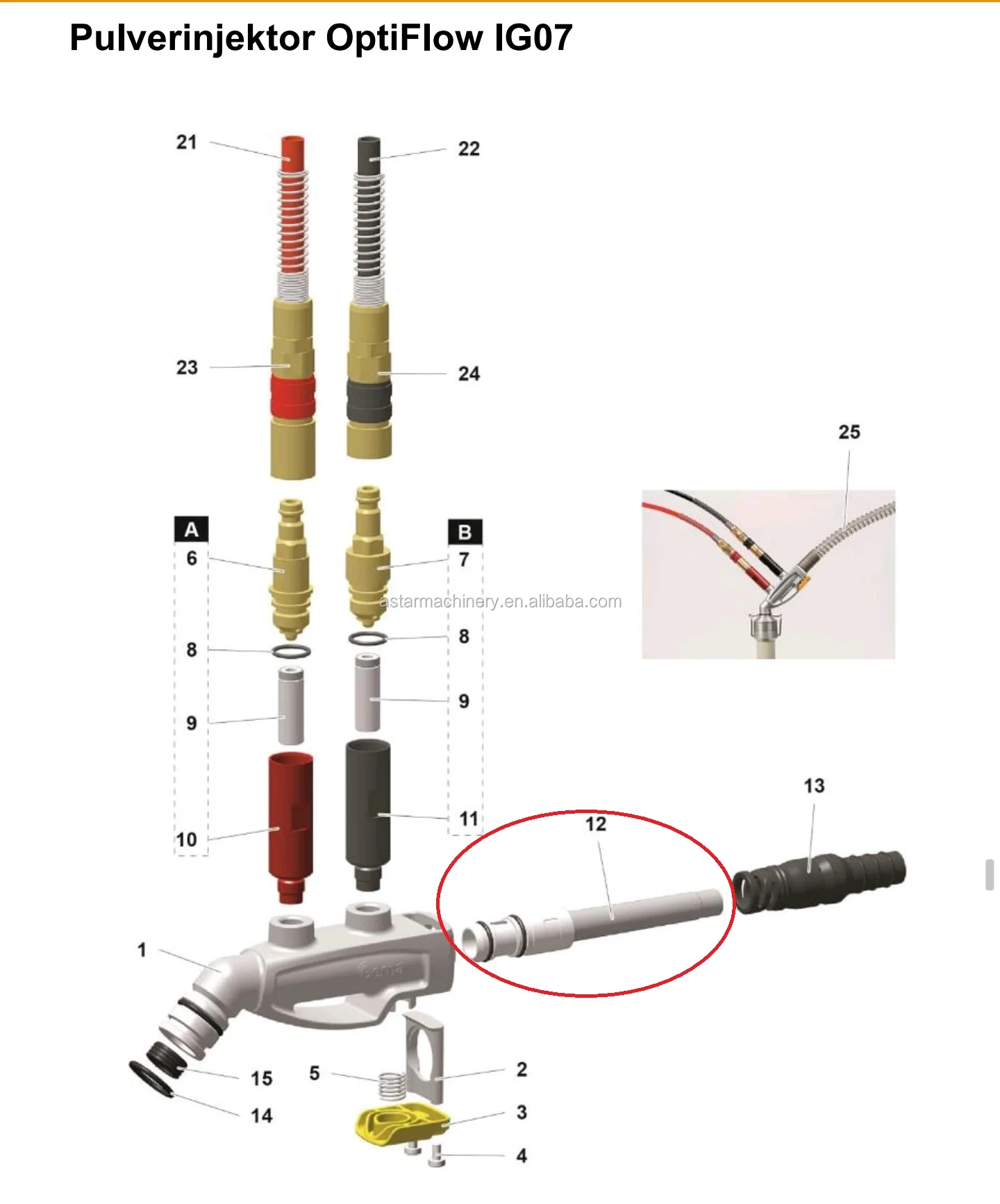 Wholesale GEMA IG07 Optiflow injector insert 1016561 From m.alibaba.com