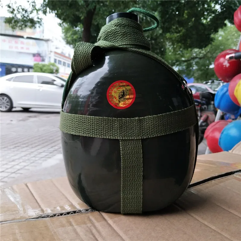 

Outdoor Army Drinkware Camping Water Kettle Bottle Army Military Water Canteen, Green