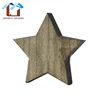 Home Decoration Widely Using Vintage Wood Craft, Christmas Decorative Room Wooden Star Shaped Block