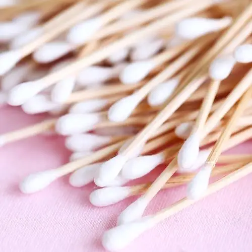 
100%organic cotton Disposable Medical Cotton Buds Cotton Swabs with Wood Stick 