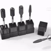 New Arrival Manicure Black Tungsten Carbide Nail Drill Bit 3 / 32 " Foot Cuticle Clean Burr Bits