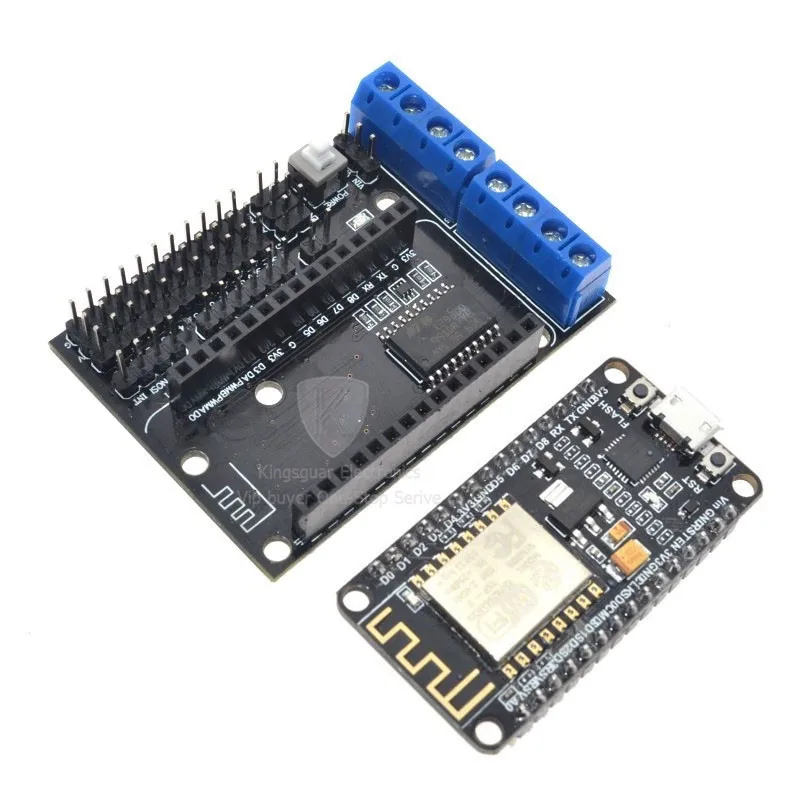 NodeMCU V2 Development Kit NodeMCU + Motor Shield ESP12E WIFI ESP8266 ESP-12E DIY RC Toy Remote Control IoT Smart Car ESP12E
