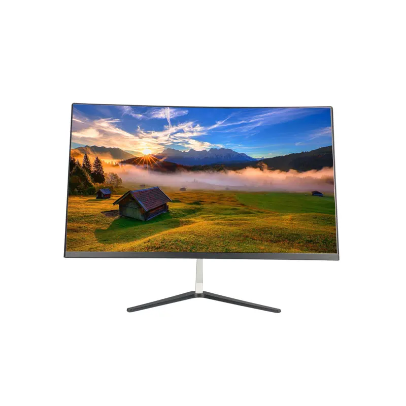 

Professional widescreen 24 inch FHD TFT led curved pc monitor, Black