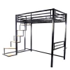 New design popular wholesale metal bunk bed frame with stairs
