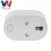 16A 3 pin Smart Wifi Plug With switched Socket Support Smart Life APP power monitor