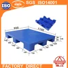 Food Grade Virgin HDPE/PP Plastic Pallet ZJ1109-140 Plane Nine Feet Closed Deck Top