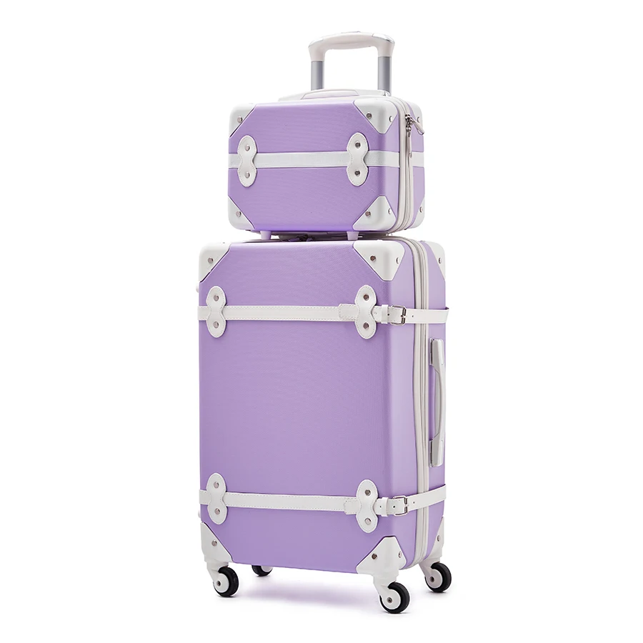 

2019 Customized 20 24 28 inch 4 Wheels Spinner Trolley bag women Travelling Bags Luggage