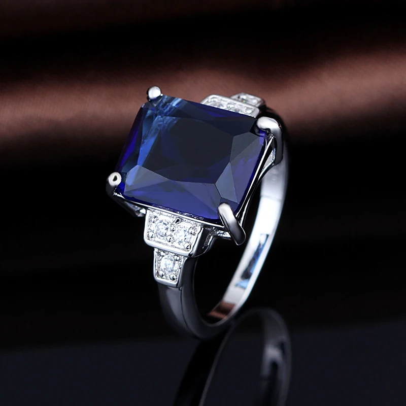 

S925 Sapphire Stone Ring Designs For Men