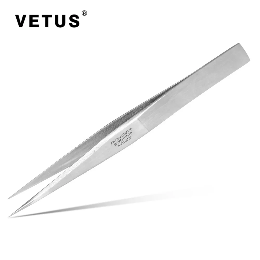 
High Quality professional stainless steel slant ESD Stainless Steel VETUS ST SERIES Tweezers ST-10/11/12/13/14/15/16/17 