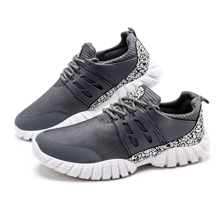 

New Fashion Sport Simple Custom Wholesale Mesh Upper Rubber Outsole Retro Sneakers Men Running Shoes, Black;gray;blue;red