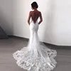 China Supplier Mermaid Sexy Backless Bridal Gowns Wedding Dress with Lace