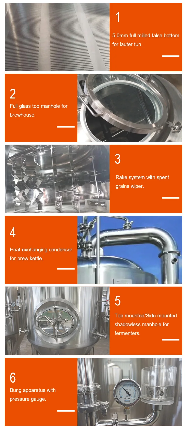 Professional beer brewing equipment factory price turn-key beer brewery system