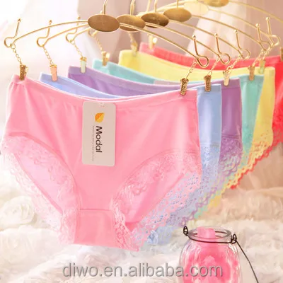 

OEM Japanese Ladies Inner Wear Briefs Yong Pretty Girls Panties Lingerie, 10colors