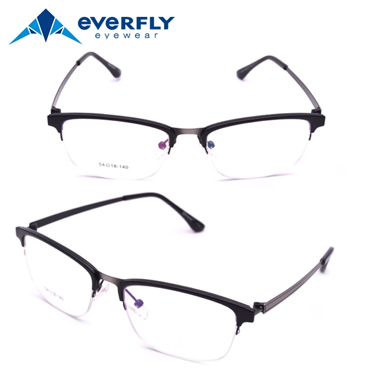 

2019 Classic Design Wholesale New Optical Frames spectacle frame half rim eye glasses manufacturers in China for men