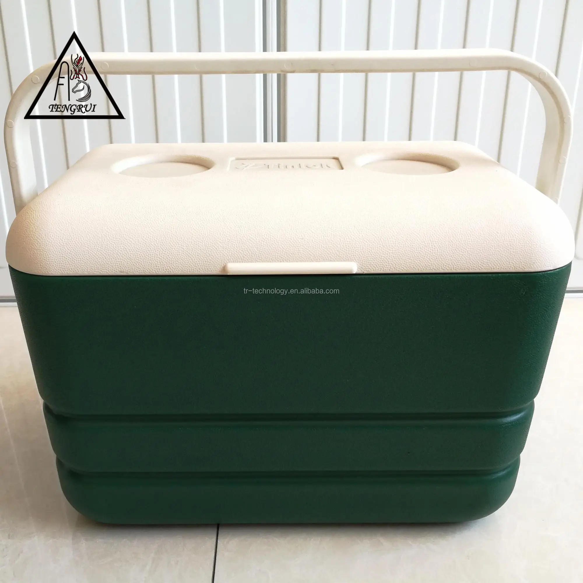 Ecofriendly Styrofoam Cooler Box 15l Ice Cooler Chest With Cup Holder