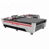 CCD graphics computerized automatic kiss cut vibratory cnc knife cutting machine for Advertising car sticker carpet