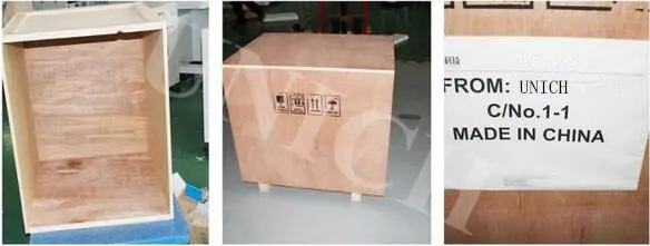 High speed split fiber laser marking machine with air cooling