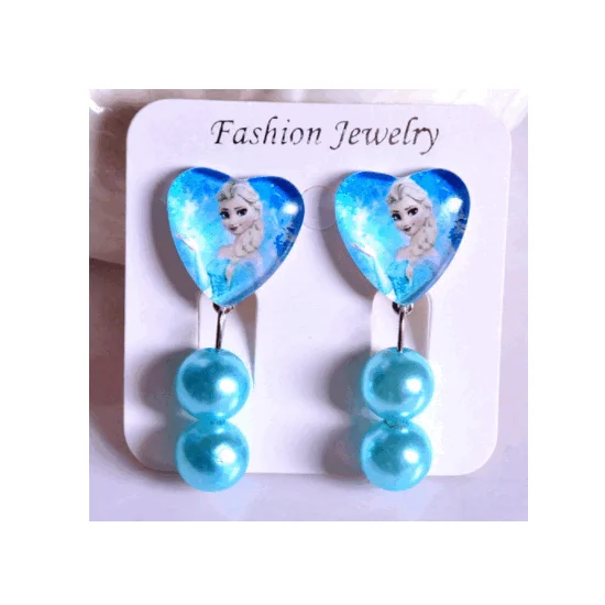 

Hot sale Heart Shape Ear Clip for Children girl No Piercing Earring cartoon Ear Clip wholesale