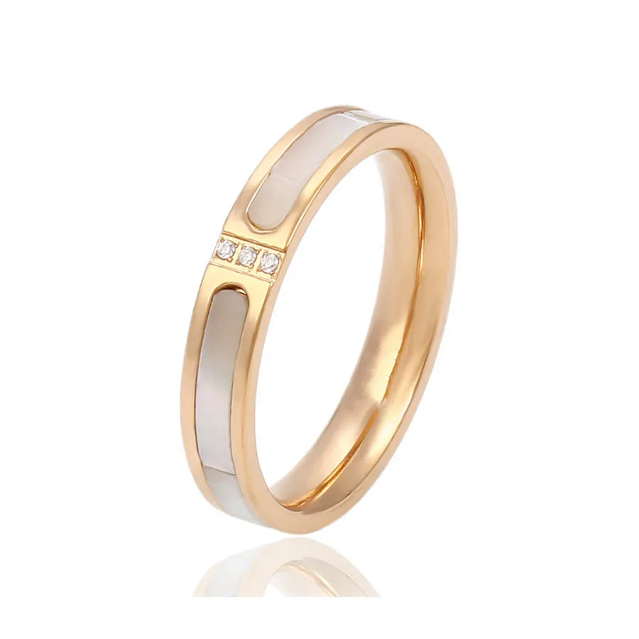

13781 xuping Stainless Steel Jewelry, fashion 18k gold color ring