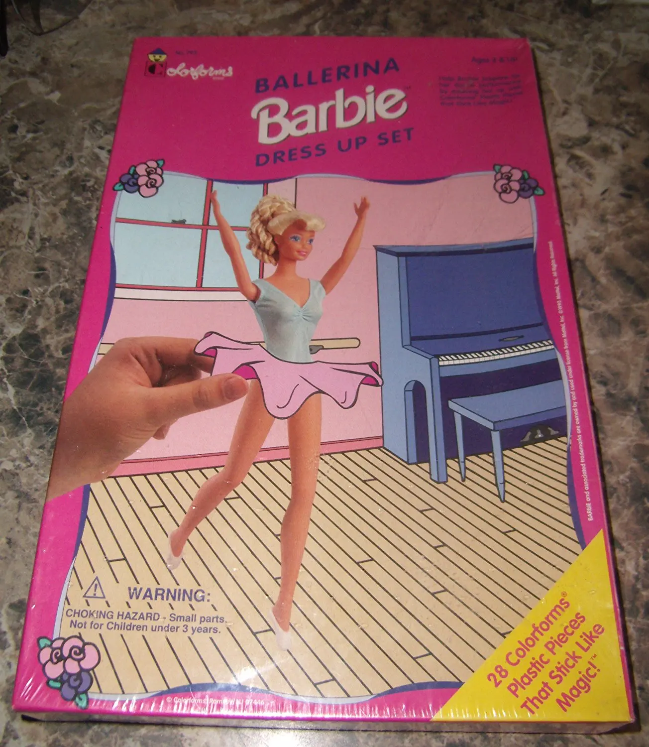 Colorforms BARBIE Ballerina Dress Up Set