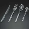 Weighted Utility Clear Disposable Cutlery