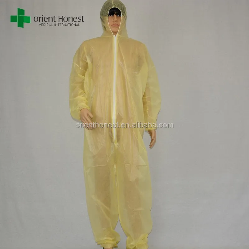 Disposable Waterproof Clear Plastic Coverall Buy Clear Plastic
