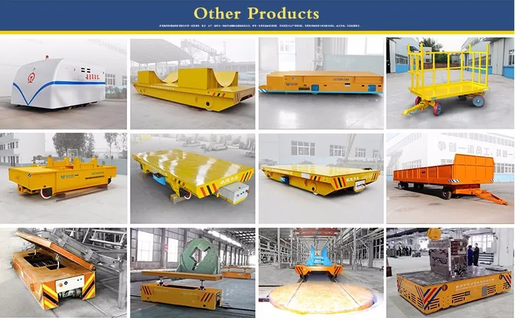 Custom Industry Heavy Battery Powered Track Transfer Cart