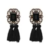 New fashion jewelry hot sale women crysta vintage tassel statement bib stud Earrings for women jewelry Factory Price