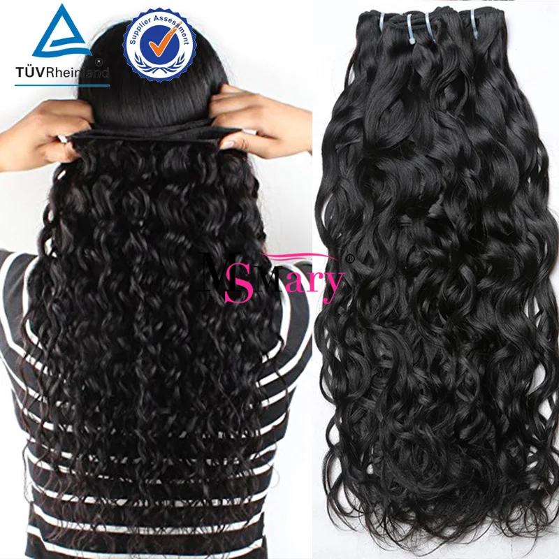 

Wholesale Cheap Malaysian Wavy Hair 100% Unprocessed Virgin Human Hair Extensions Natural Color Water Wave Hair, N/a