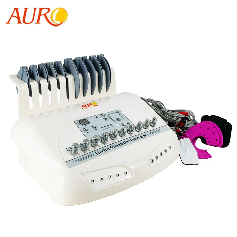 

AU-6804 Electric Muscle Stimulation 10 Electrodes EMS Muscle Tightening Machine 2019