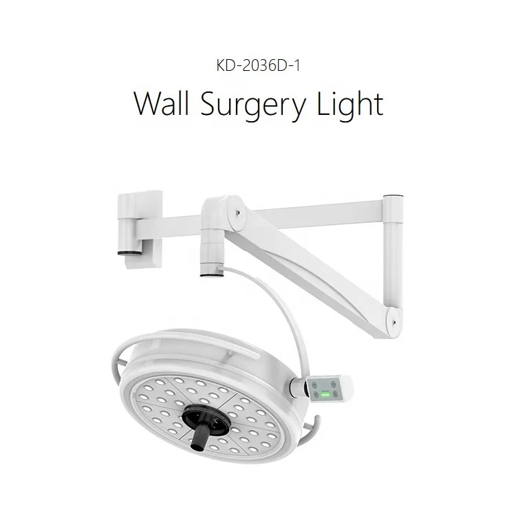 
KD-2036D-1 108W LED Plastic Surgery Veterinary Medical Wall Shadowless Operation Light 