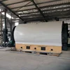 Small continuous low cost of waste tyre pyrolysis plant/plastic pyrolysis oil to fuel diesel carbon black machine price for sale