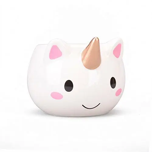 

Zogifts 2019 hot sale Unicorn Ceramic Cup Coffee Mug 3D Hand-painted cute gift, As the picture