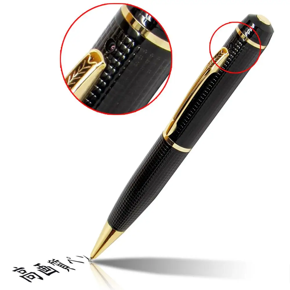 

Factory Wholesale Spy Pen Camera Hidden 1080p Video Recording Security Camera Secret Camera Pen, Silver