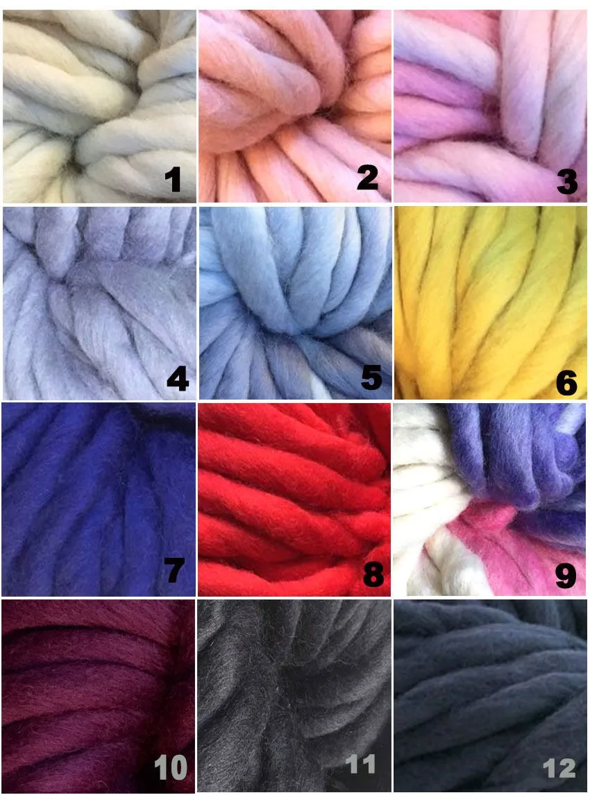 Super Soft Chunky Merino Wool Yarn For Baby Woolen Blanket Buy Chunky