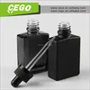 wholesale 1/2oz essential oil dropper bottle, black glass bottles with screw cap, glass bottles for smok oil