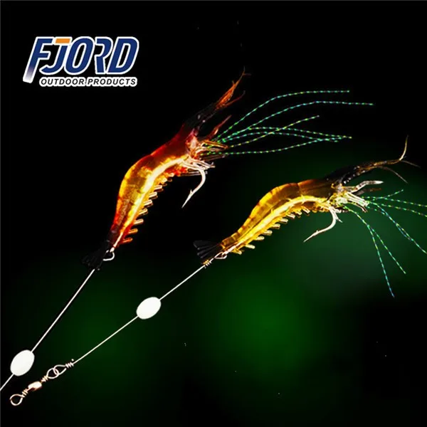 

FJORD In stock 90mm 6g Soft Lure Shrimp Soft Plastic Lure, 2color