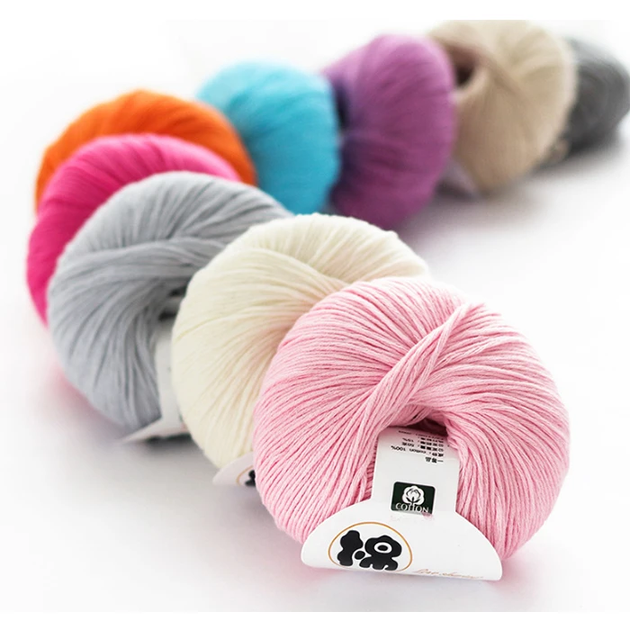 
High Quality Cotton Yarn 8ply With Soft Feeling Touch Made by 100% all Cotton for Baby Sweater 