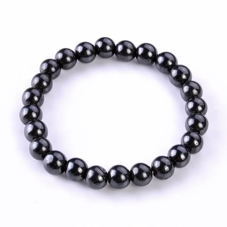 

Trendy Cheap Wholesale Factory Price Women Handmade Magnetic Black Natural Stone Weight Loss Men Bracelet Jewelry Gifts, Many colors you can choose
