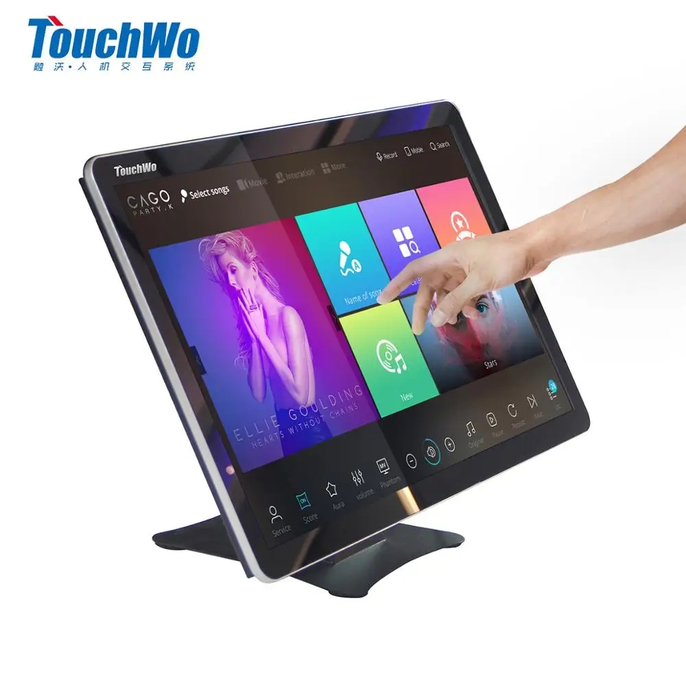 Hot selling Desktop 15 inch interactive touch screen monitor for android tablet pc