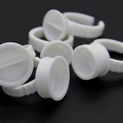 

cup holder Disposable white Tattoo Ink Cups ring with sponge permanent makeup kit