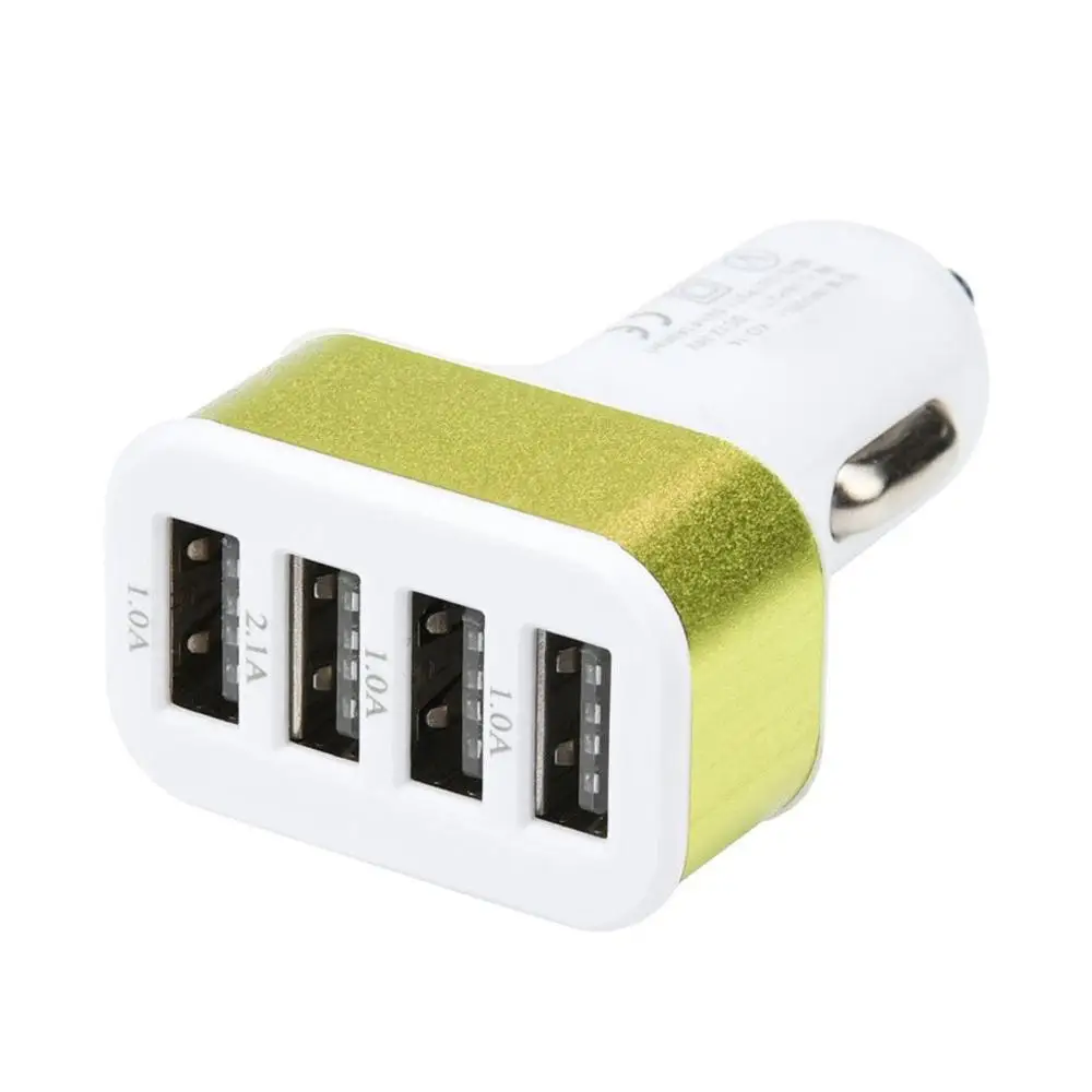 

USB Car Charger 3 Port Phone Charger Adapter Socket 2A 2.1A 1A Car Styling USB Charger Universal For Car-Styling