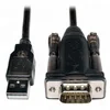 2018 USB 2.0 to RS232 DB9 serial adapter converter Cable tea color with FTDI chipset