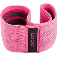 

Factory Direct 20 Colors Custom Logo Gym Training Band Hip Circle Nylon Fitness Resistance Band Set With Carrying Bag