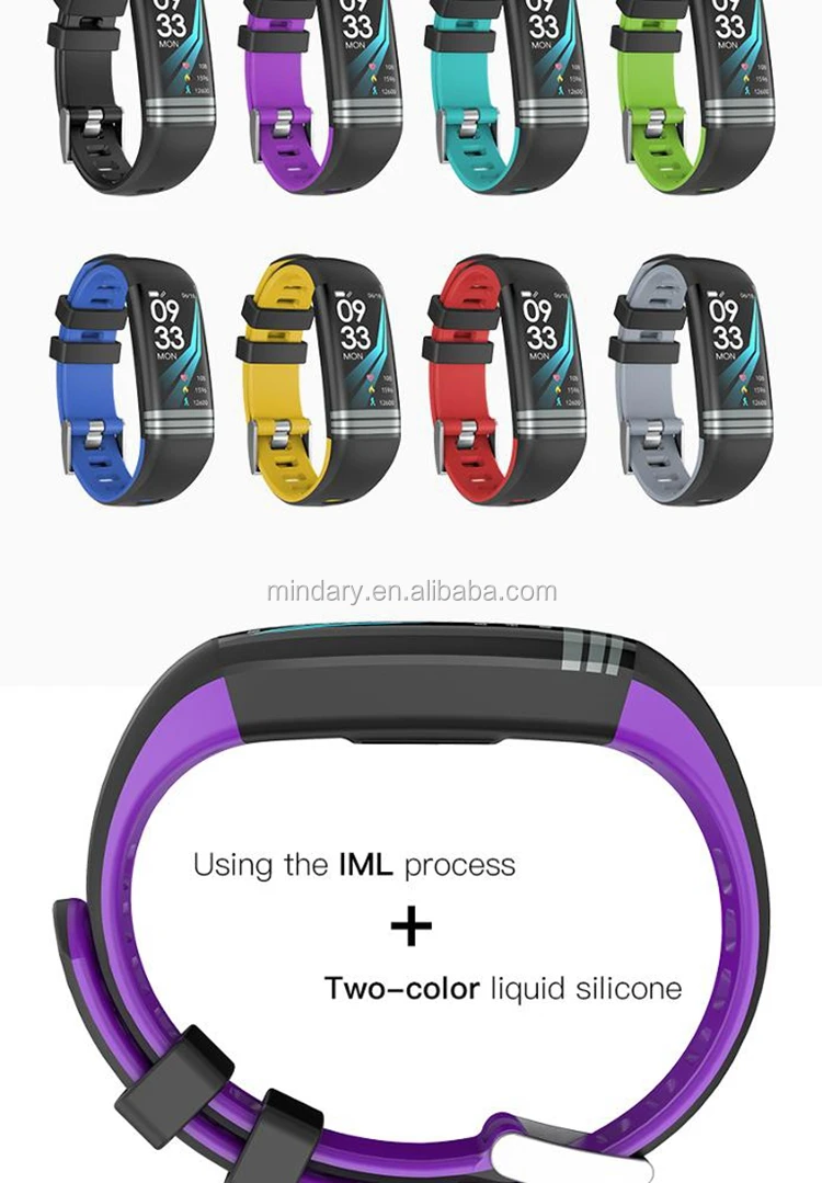 Ce Rohs Smart Bracelet G26 With Heart Rate Blood Pressure Oxygen Real