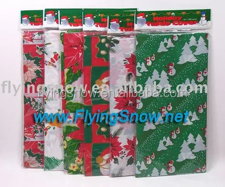 
vinyl table cloth with flannel,flannel back table cloth FS-P21006 